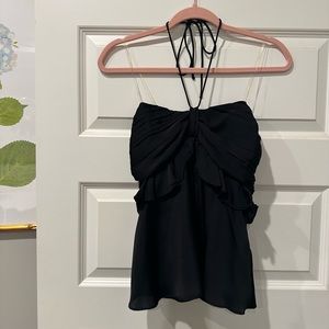 DO+BE Ruffle Halter Top NWT!